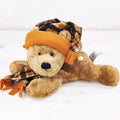 Winter Teddy liegend Teddy Fotostudio 